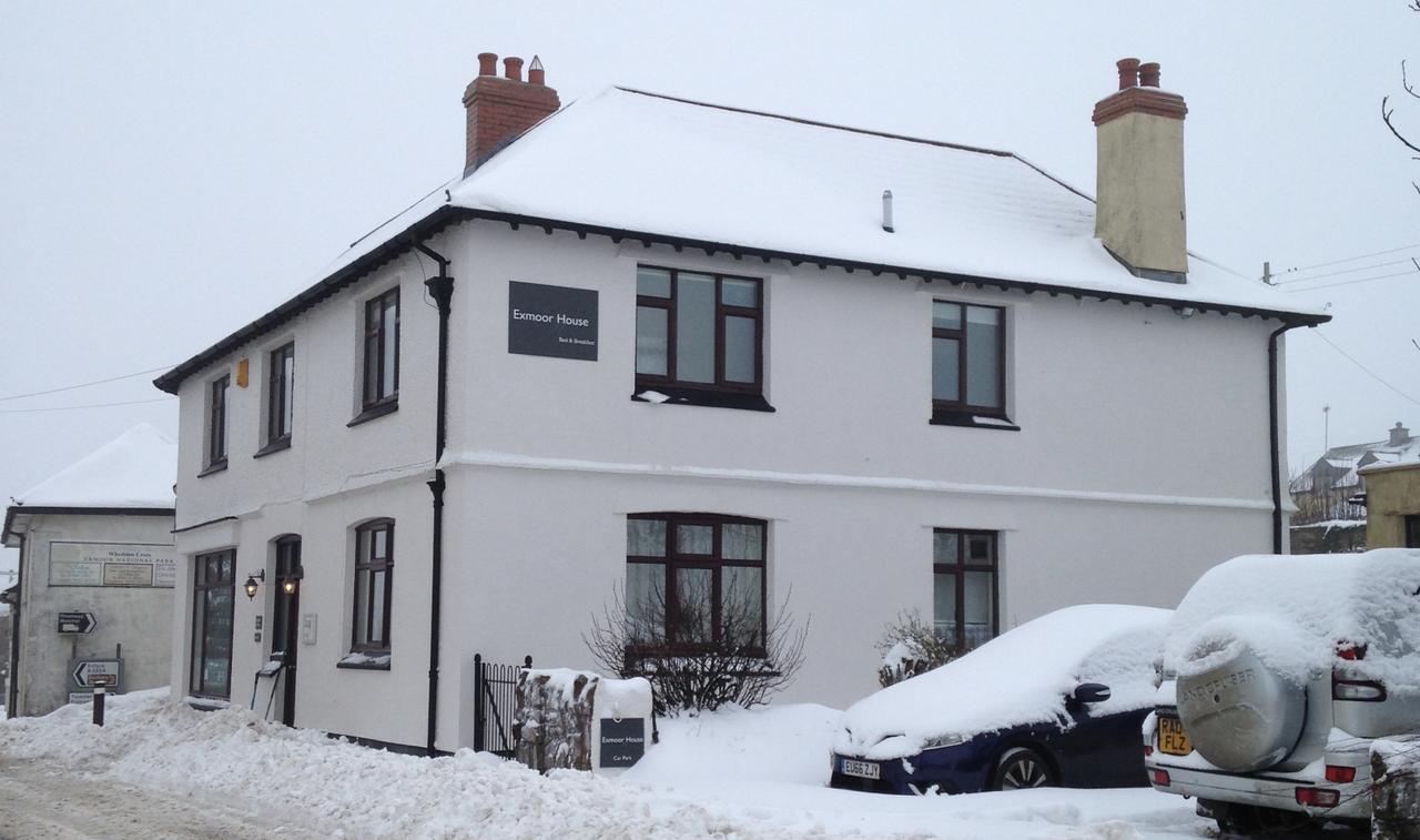 Exmoor House Bed & Breakfast Wheddon Cross ภายนอก รูปภาพ